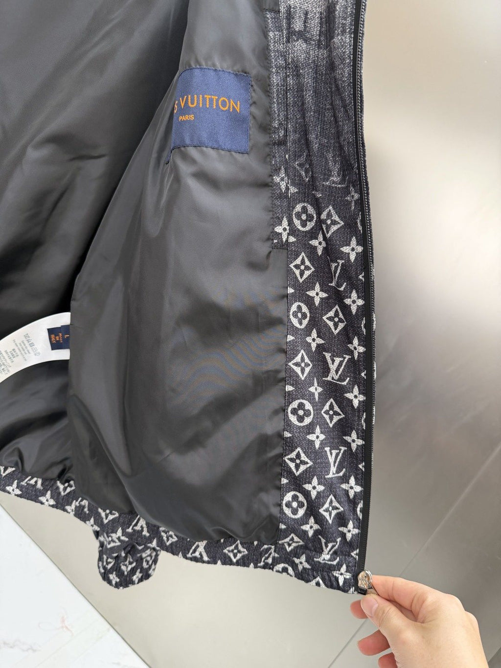 2026 Original Jacket Gradient Monogram Hooded Windbreaker — detail