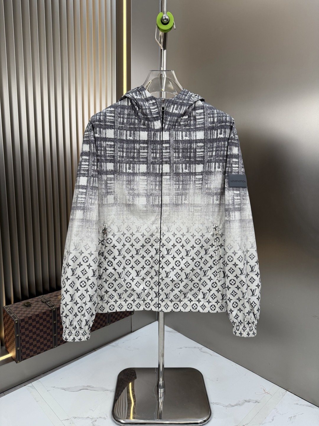 2026 Original Jacket Gradient Monogram Hooded Windbreaker — front