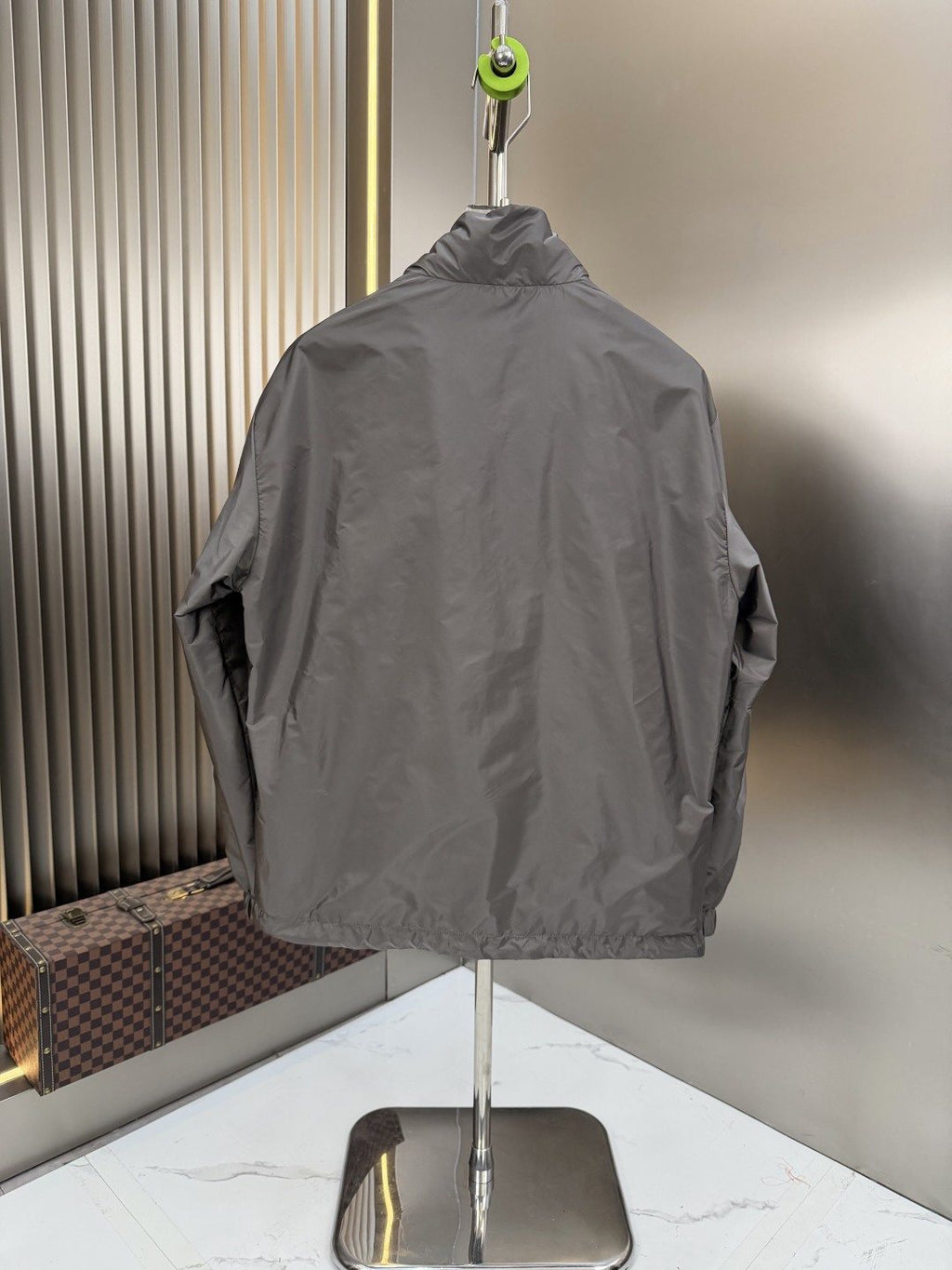 2026 Original Jacket Rectangular Chest Detail Stand-Collar Windbreaker — back