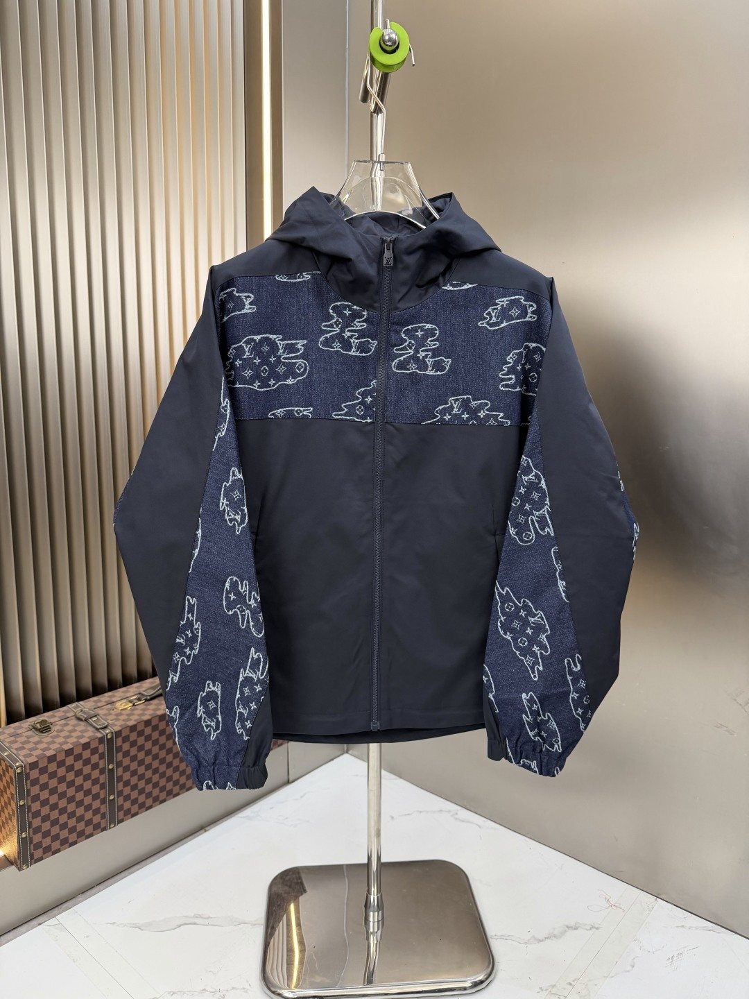 2026 Original Jacket Hooded Graphic Panel Jacket — front