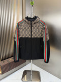 2026 Original Jacket Beige Monogram Color-Block Jacket — hero