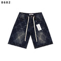 VALLEY Distressed Drawstring Shorts — hero