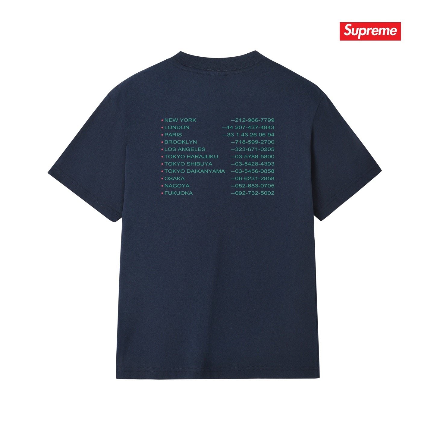Supreme Front and Back Graphic T-Shirt — back