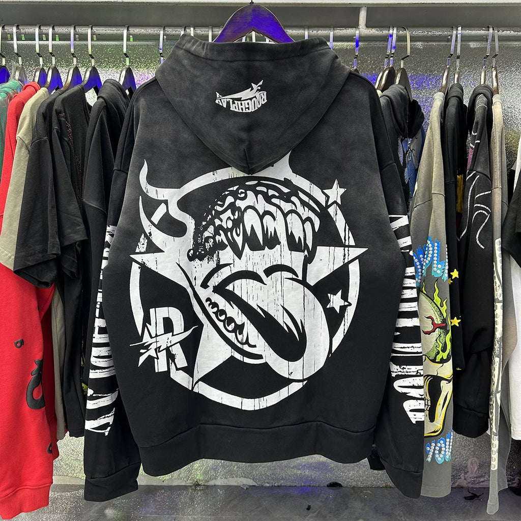Rough Play In the Car Graphic Hoodie — context
