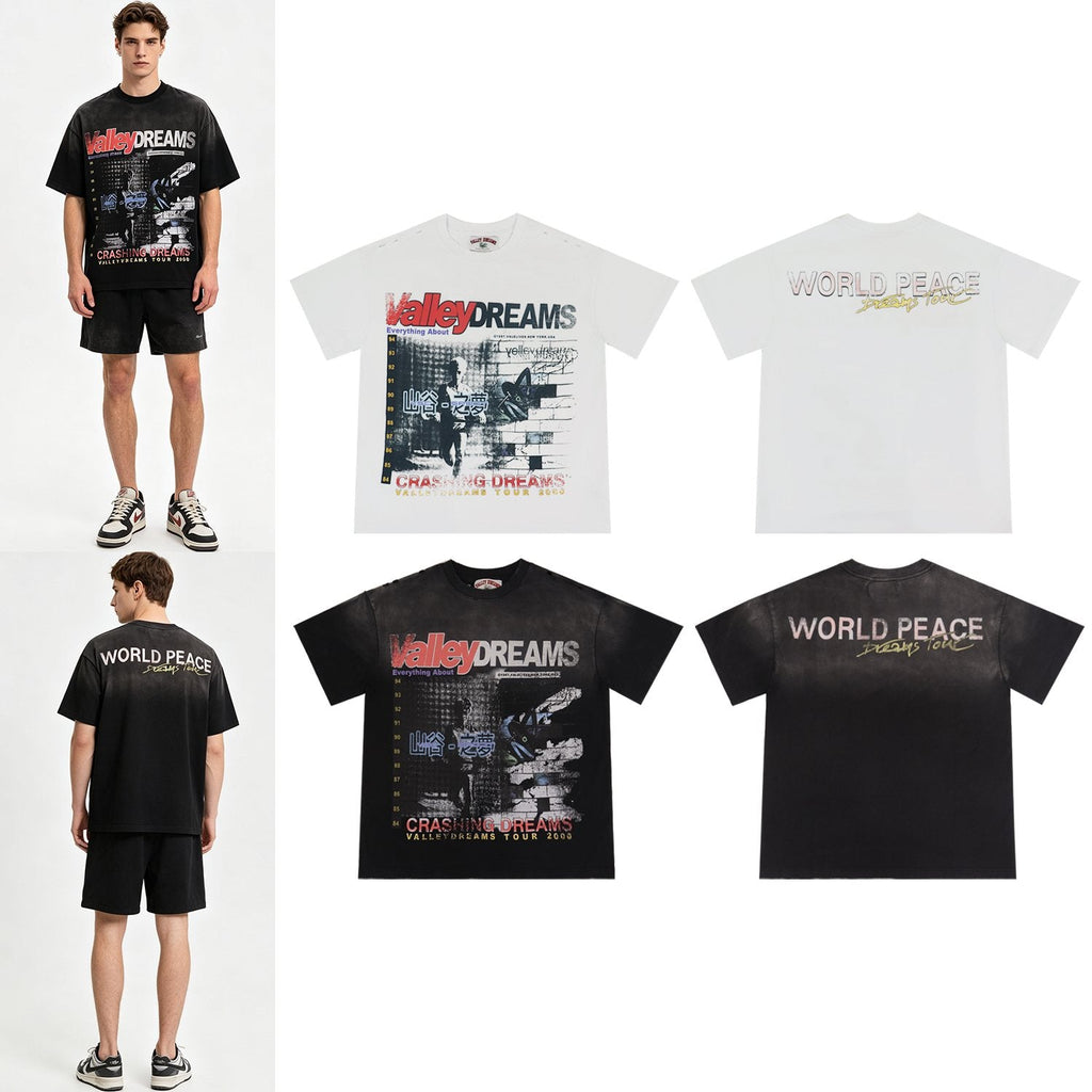 Valley Dreams World Peace Graphic T-Shirt — context