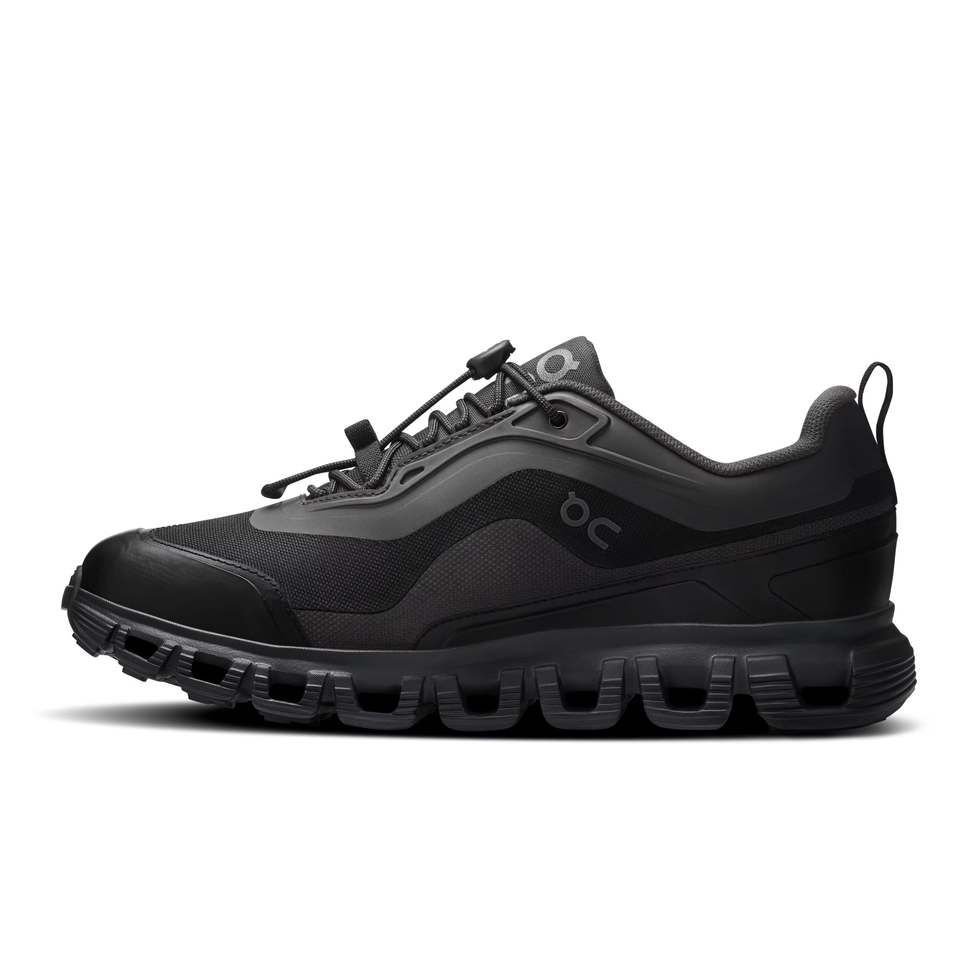 On Women's Cloud 6 Geo Waterproof Black/Black Lifestyle Sneakers