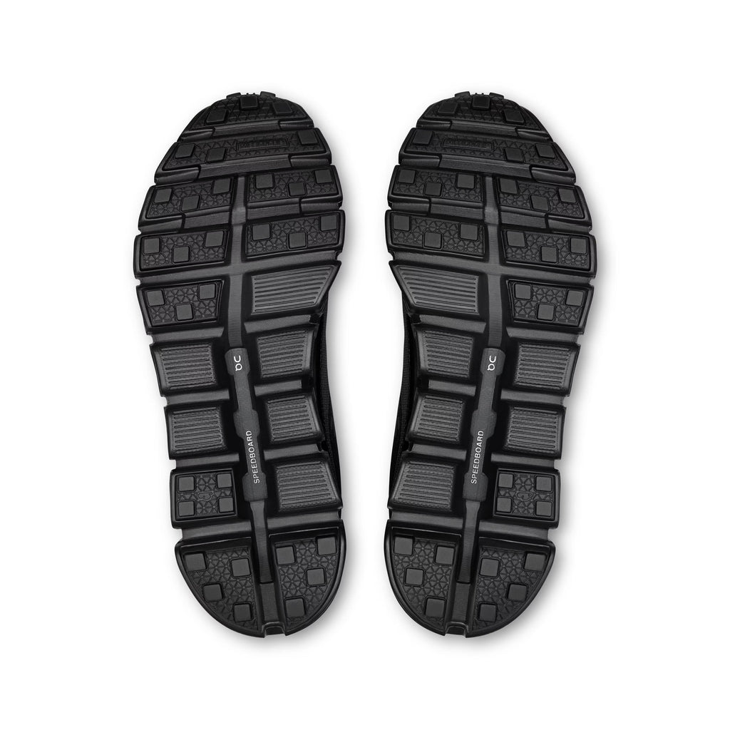 On Women's Cloud 6 Geo Waterproof Black/Black Lifestyle Sneakers