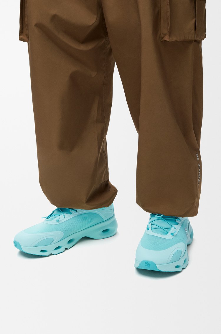 LOEWE x On Cloudsolo Turquoise Lifestyle Sneakers