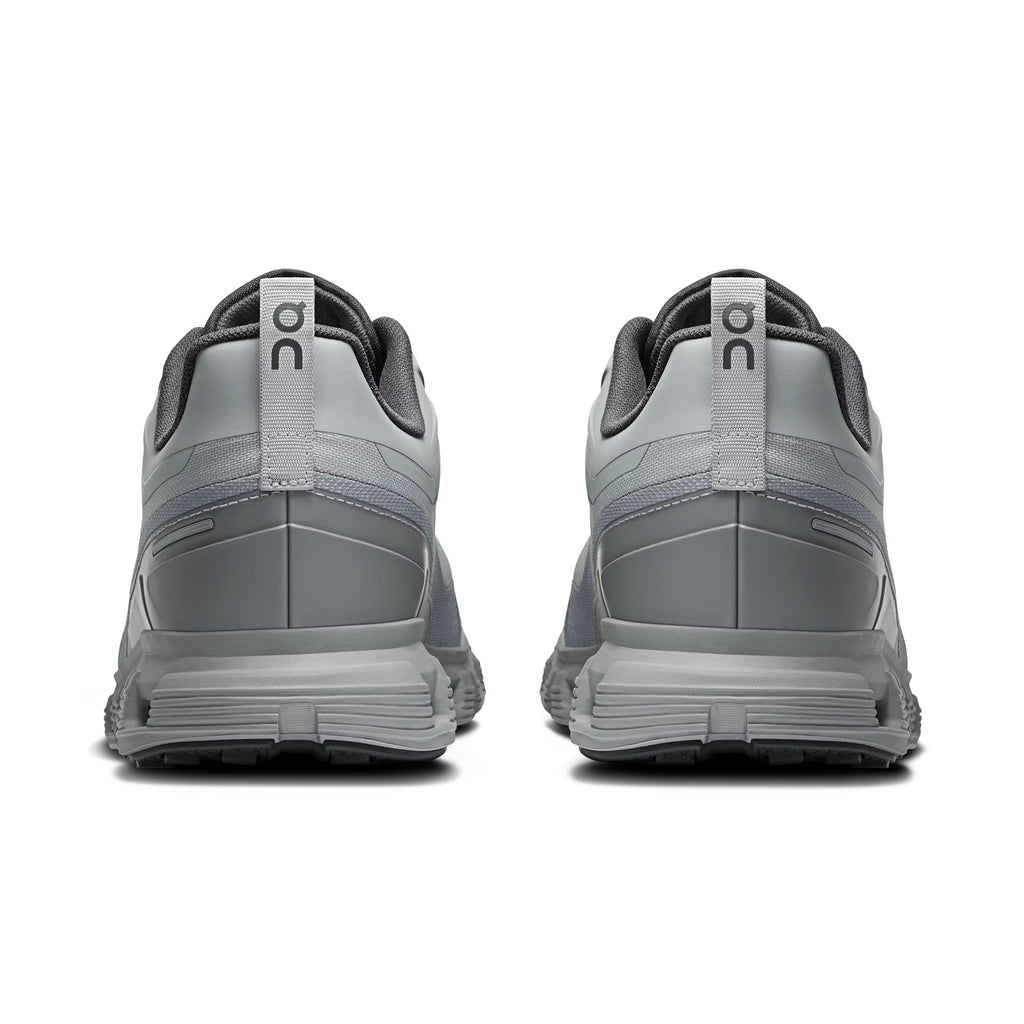 On Men's Cloud 6 Geo Waterproof Alloy/Alloy Lifestyle Sneakers
