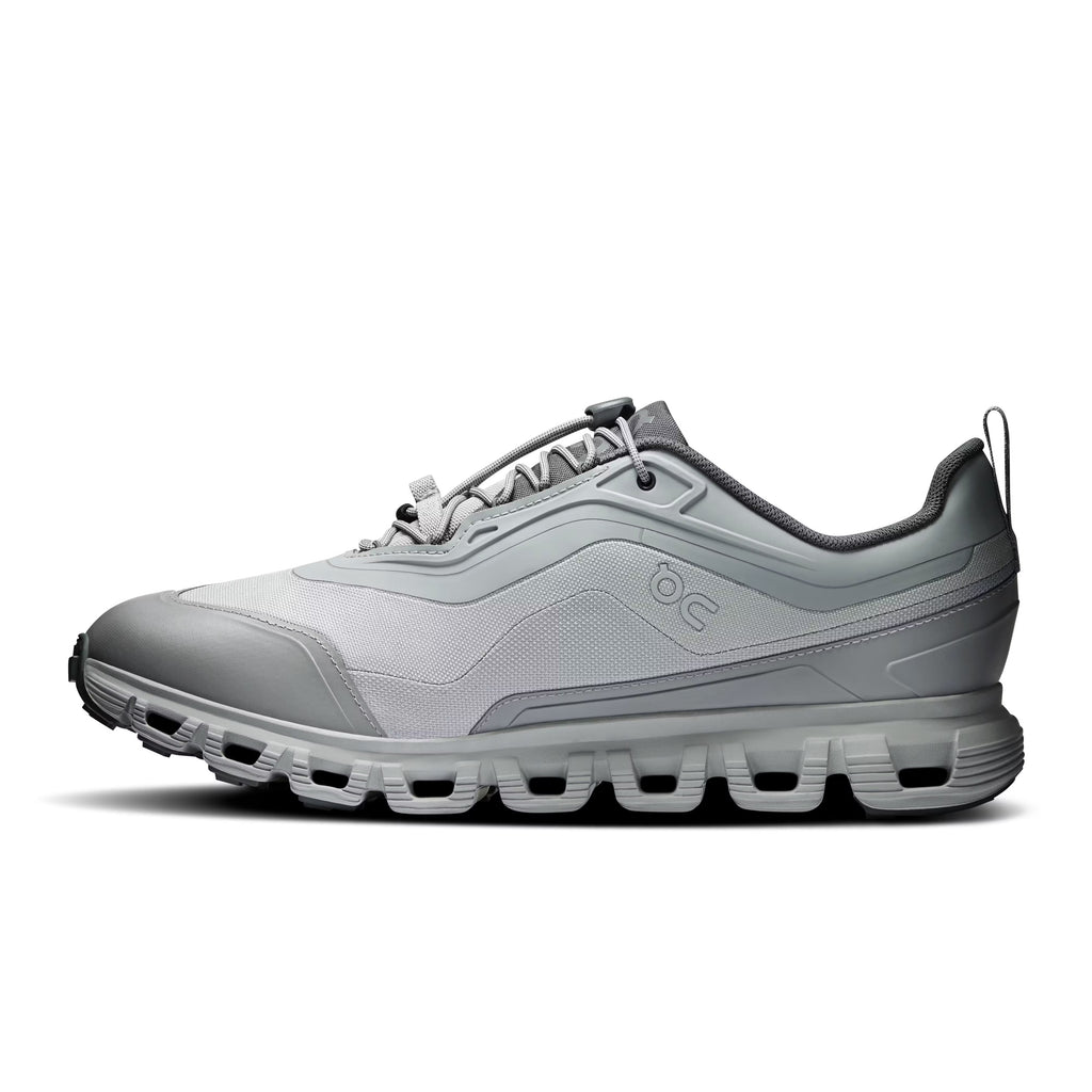 On Men's Cloud 6 Geo Waterproof Alloy/Alloy Lifestyle Sneakers