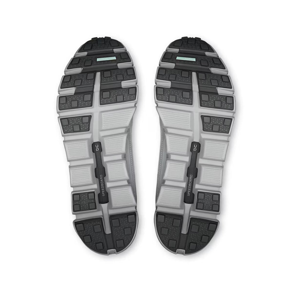 On Men's Cloud 6 Geo Waterproof Alloy/Alloy Lifestyle Sneakers