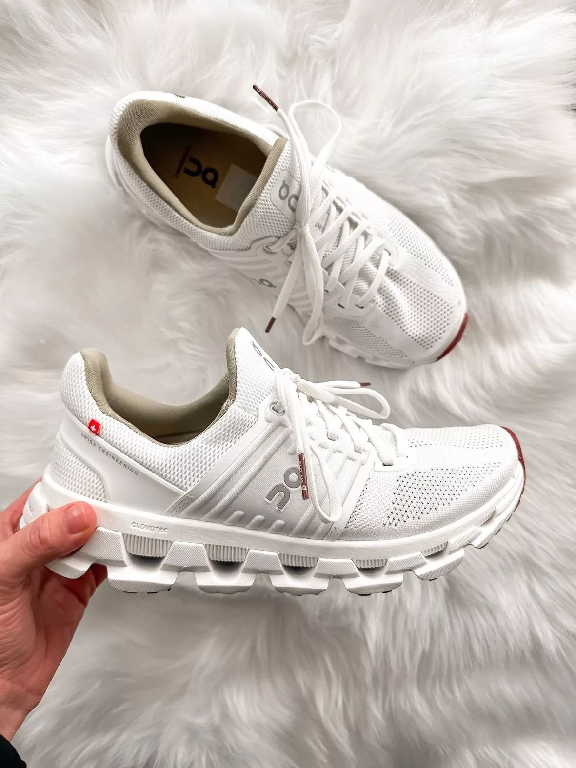 On Cloudswift Suma Undyed White Ivory Running Shoes
