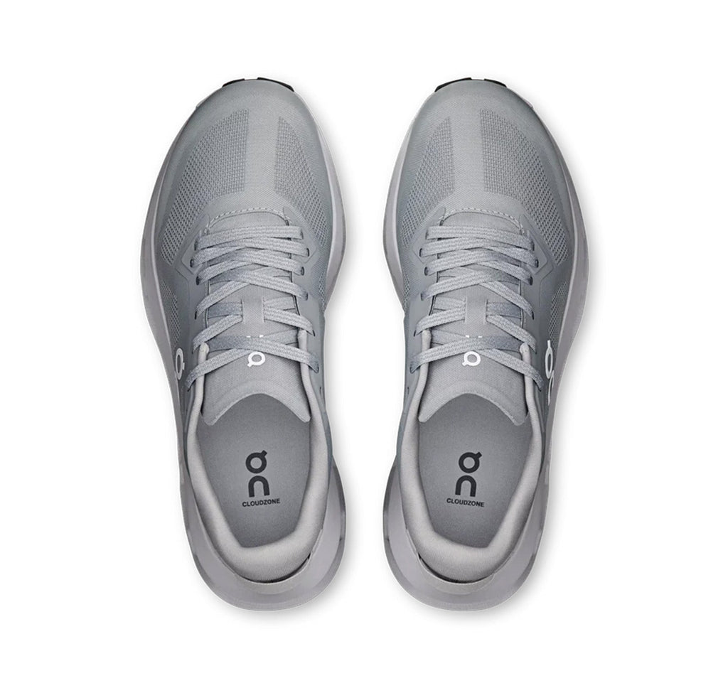 On Men's Cloudzone Alloy/Rock Lifestyle Sneakers
