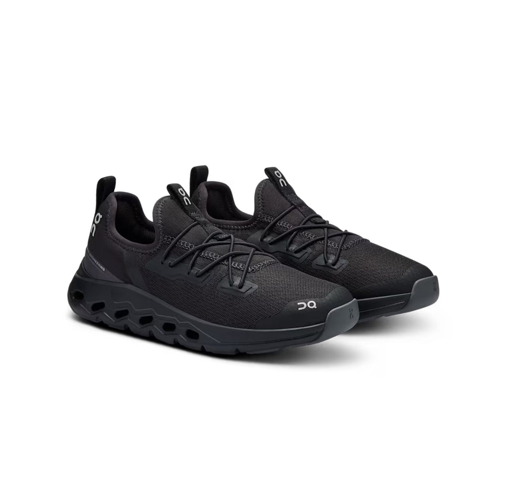 On Little Kids' Cloudleap Black/Eclipse Athletic Shoes