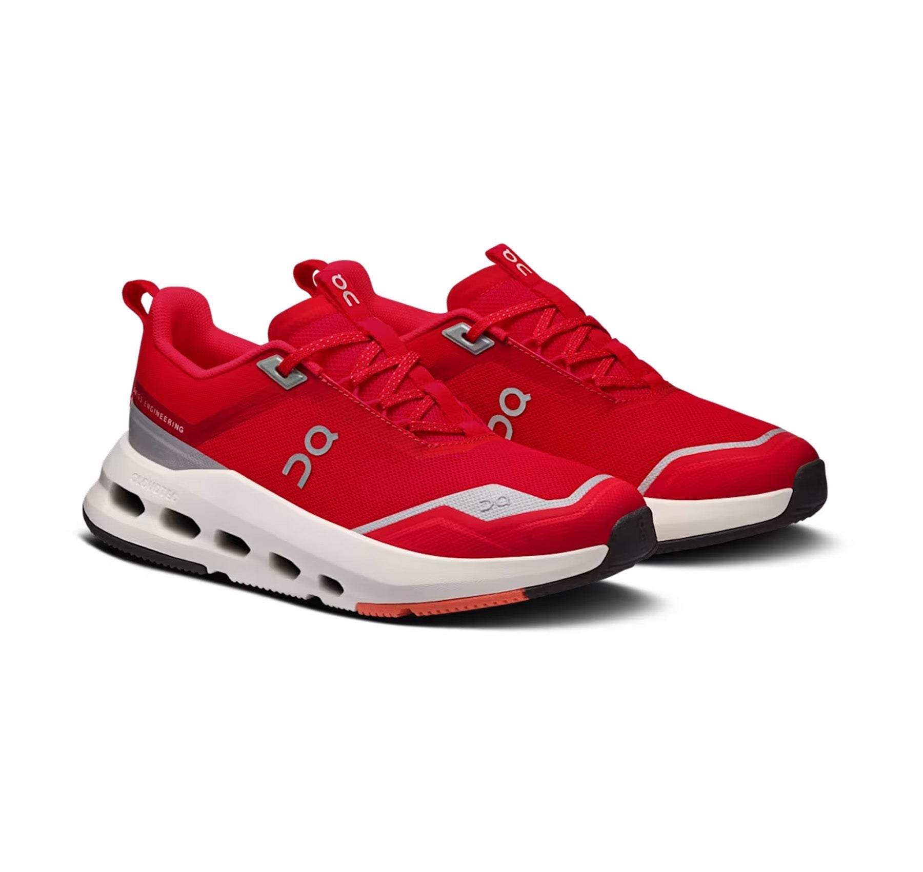 On Big Kids' Cloudnova Red/Terra Athletic Shoes