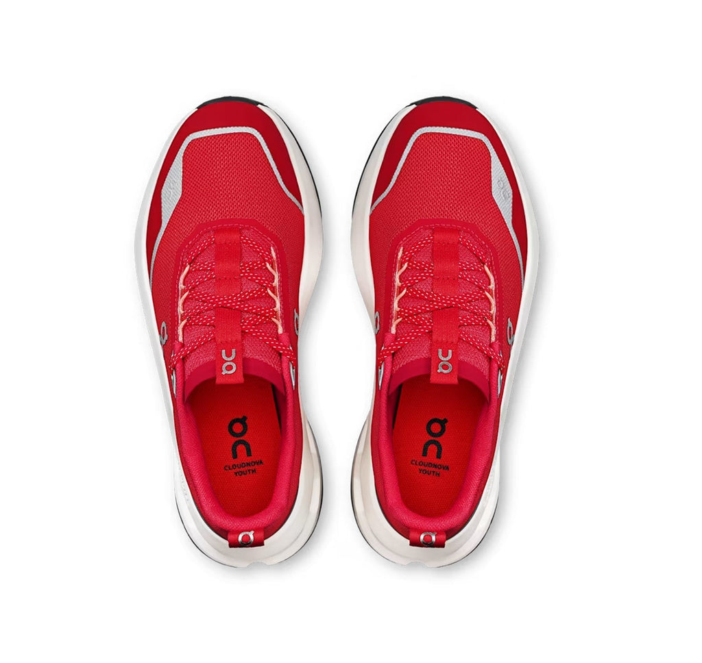 On Big Kids' Cloudnova Red/Terra Athletic Shoes
