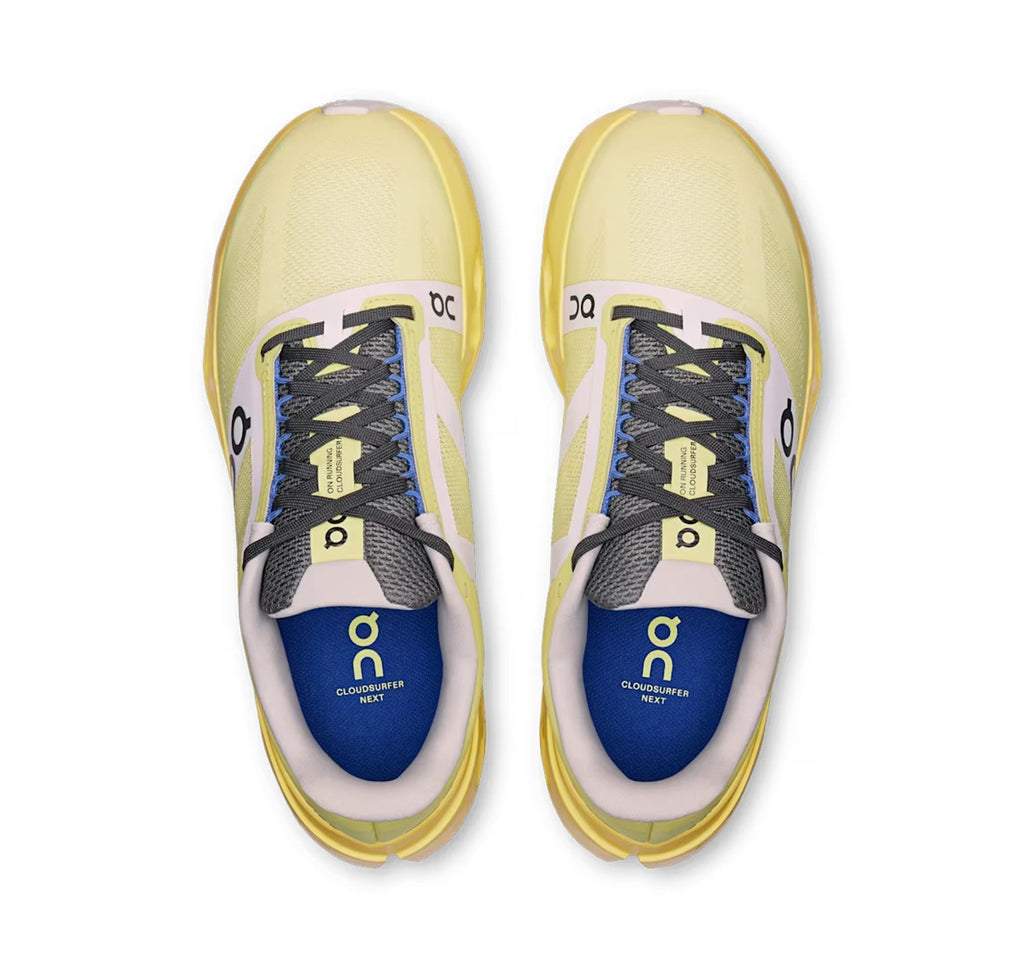 On Women's Cloudsurfer Next Z5 Limelight/White Running Shoes