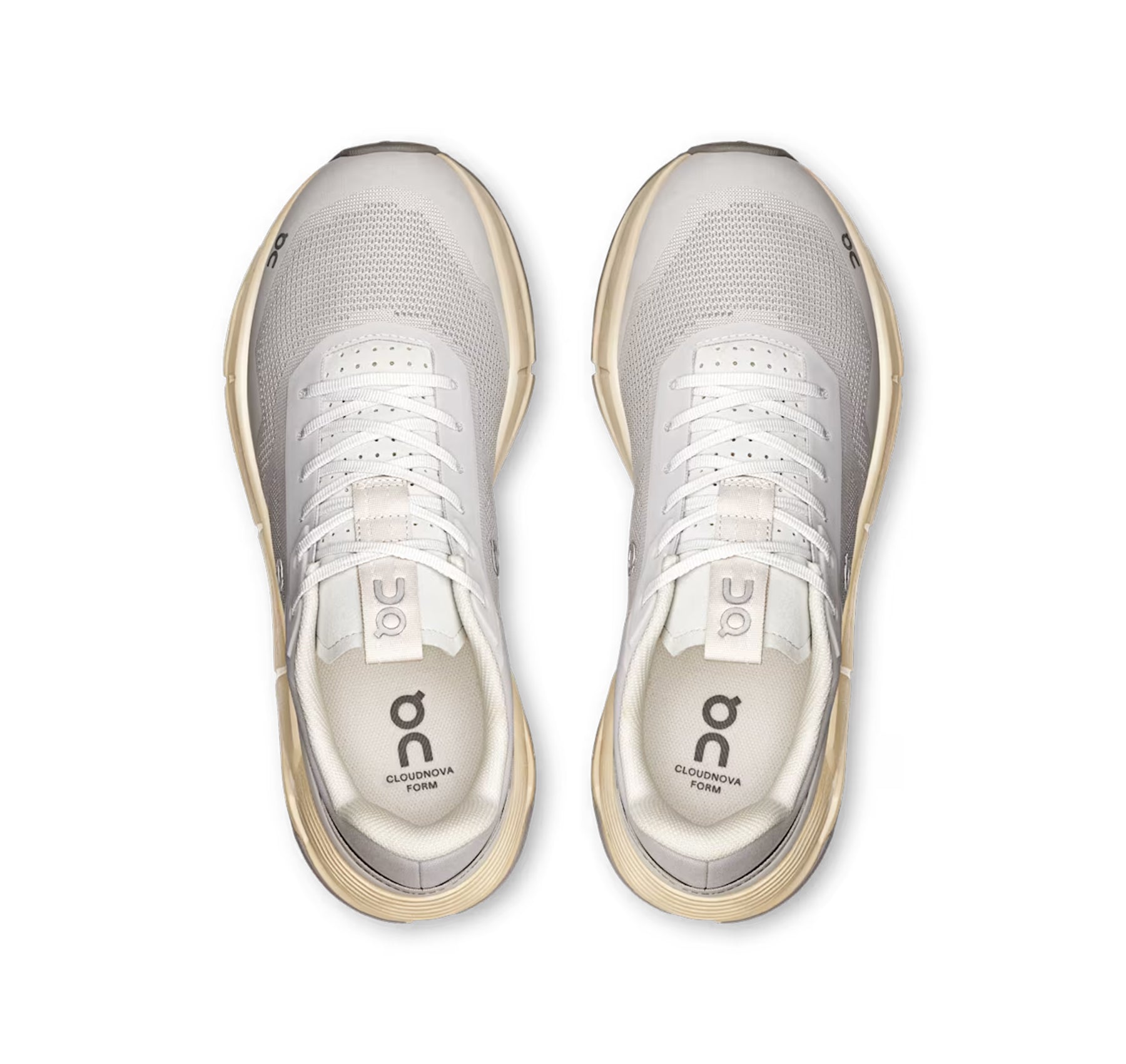 On Women's Cloudnova Form 2 TT Wolf/Cream Lifestyle Sneakers