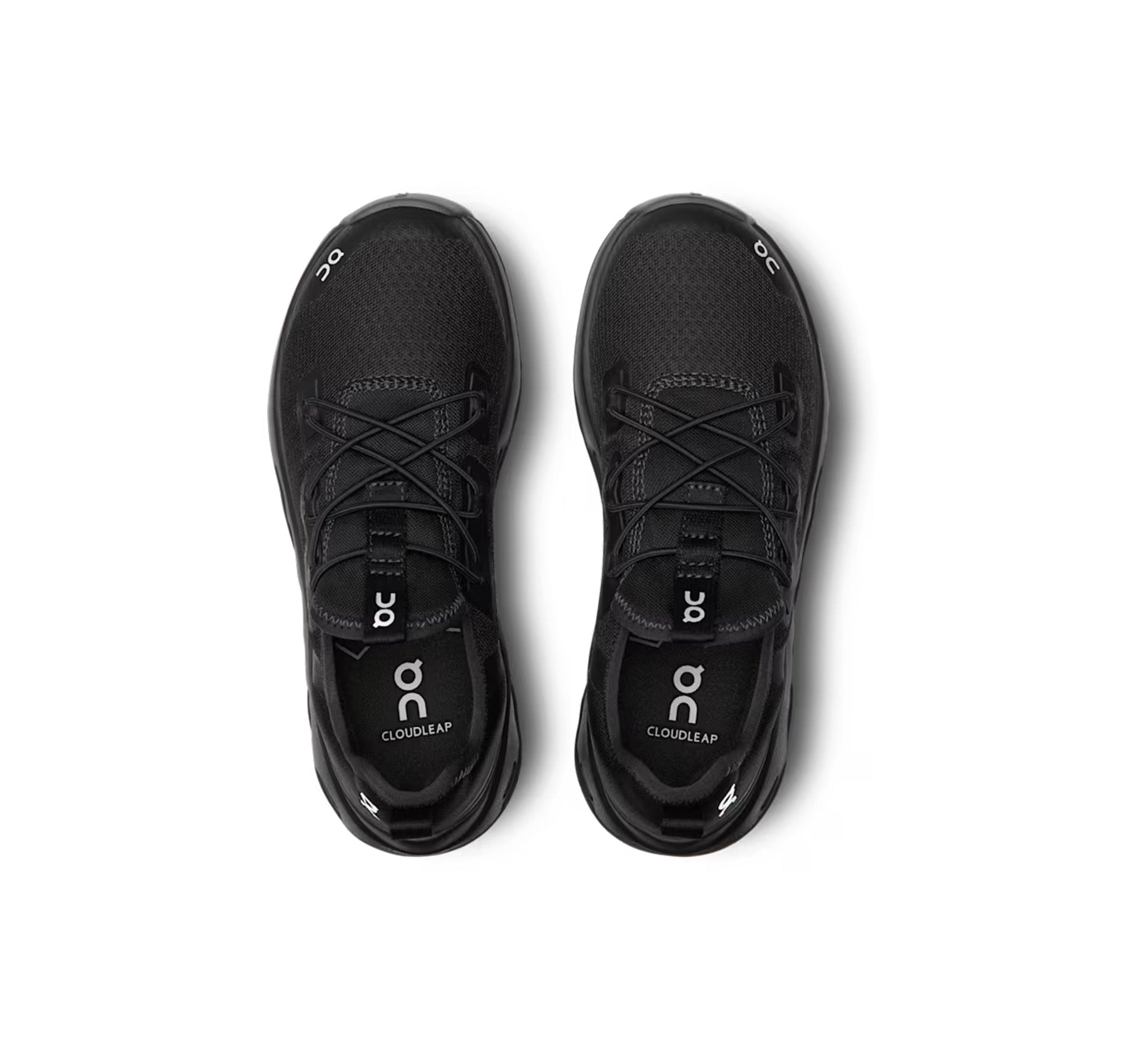 On Little Kids' Cloudleap Black/Eclipse Athletic Shoes