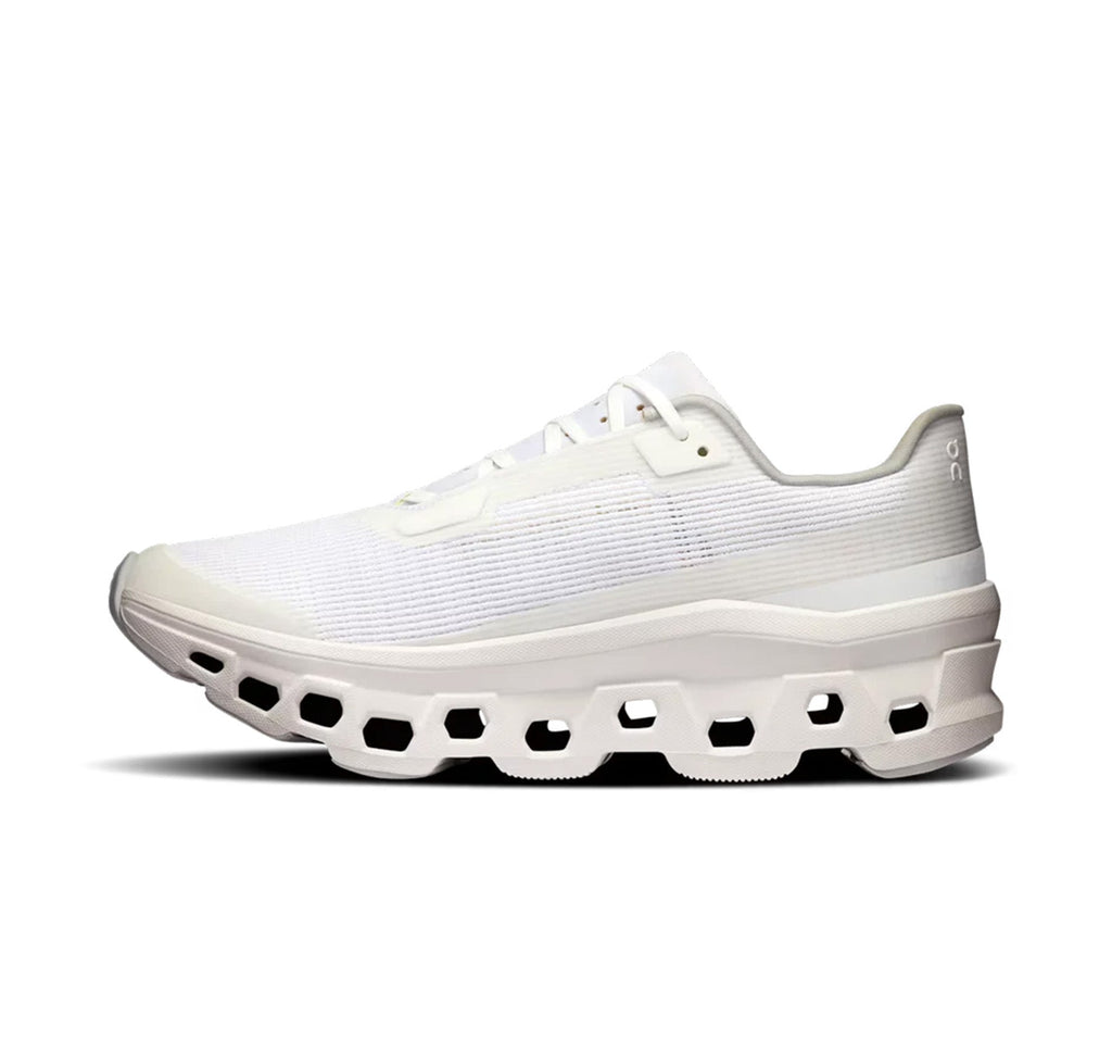On Men's Cloudmonster Void White Running Shoes