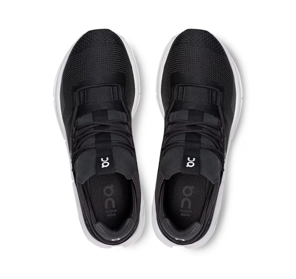 On Women's Cloudnova Phantom/White Lifestyle Sneakers