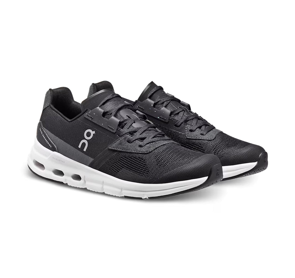 On Women's Cloudrift Black/White Lifestyle Sneakers