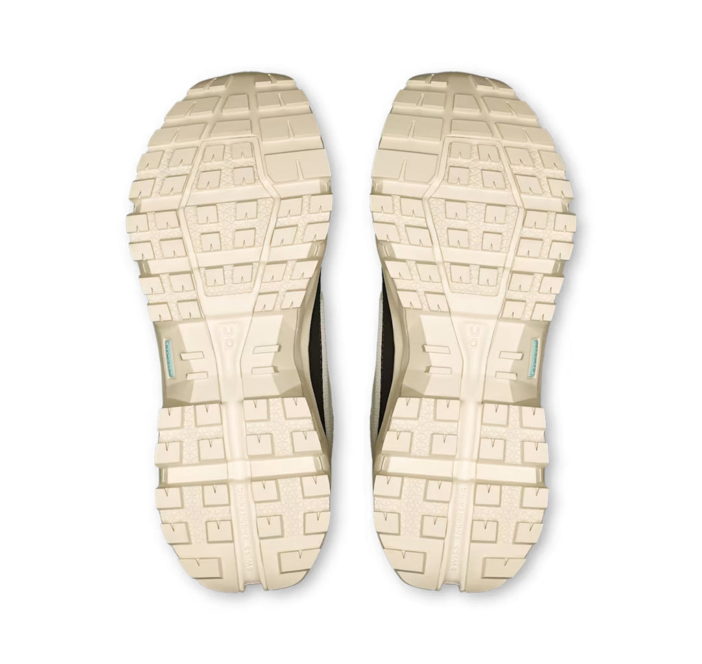 On Women's Cloudrock Low Waterproof Ivory Hiking Shoes