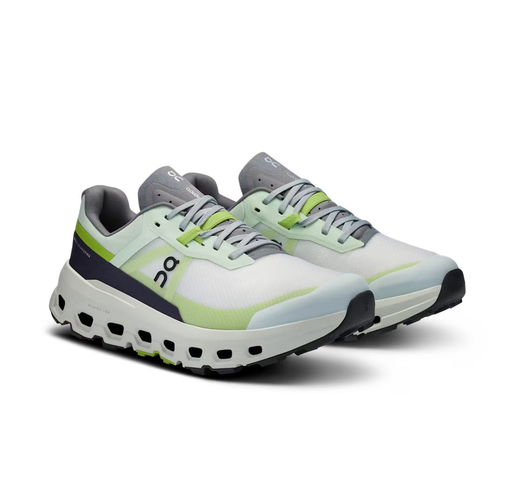 On Women's Cloudvista 2 Lima/Kiwi Trail Running Shoes