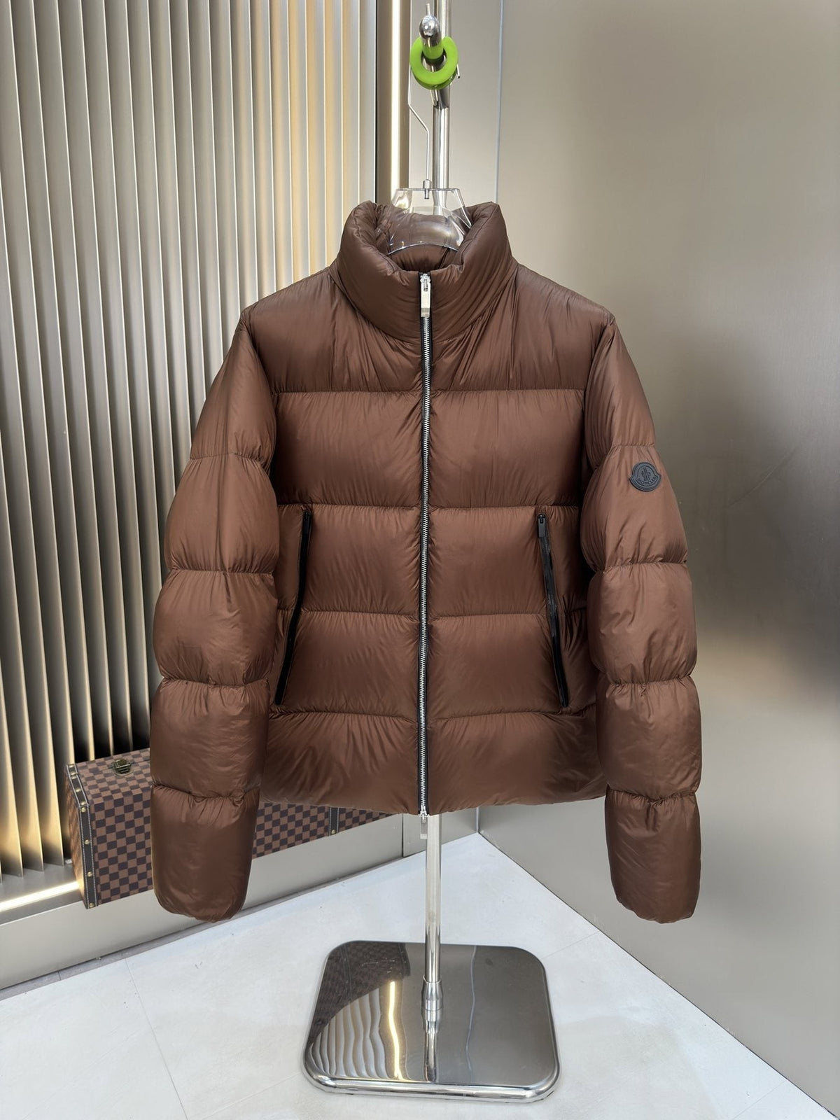 Moncler Stand-Collar Puffer Coat — front