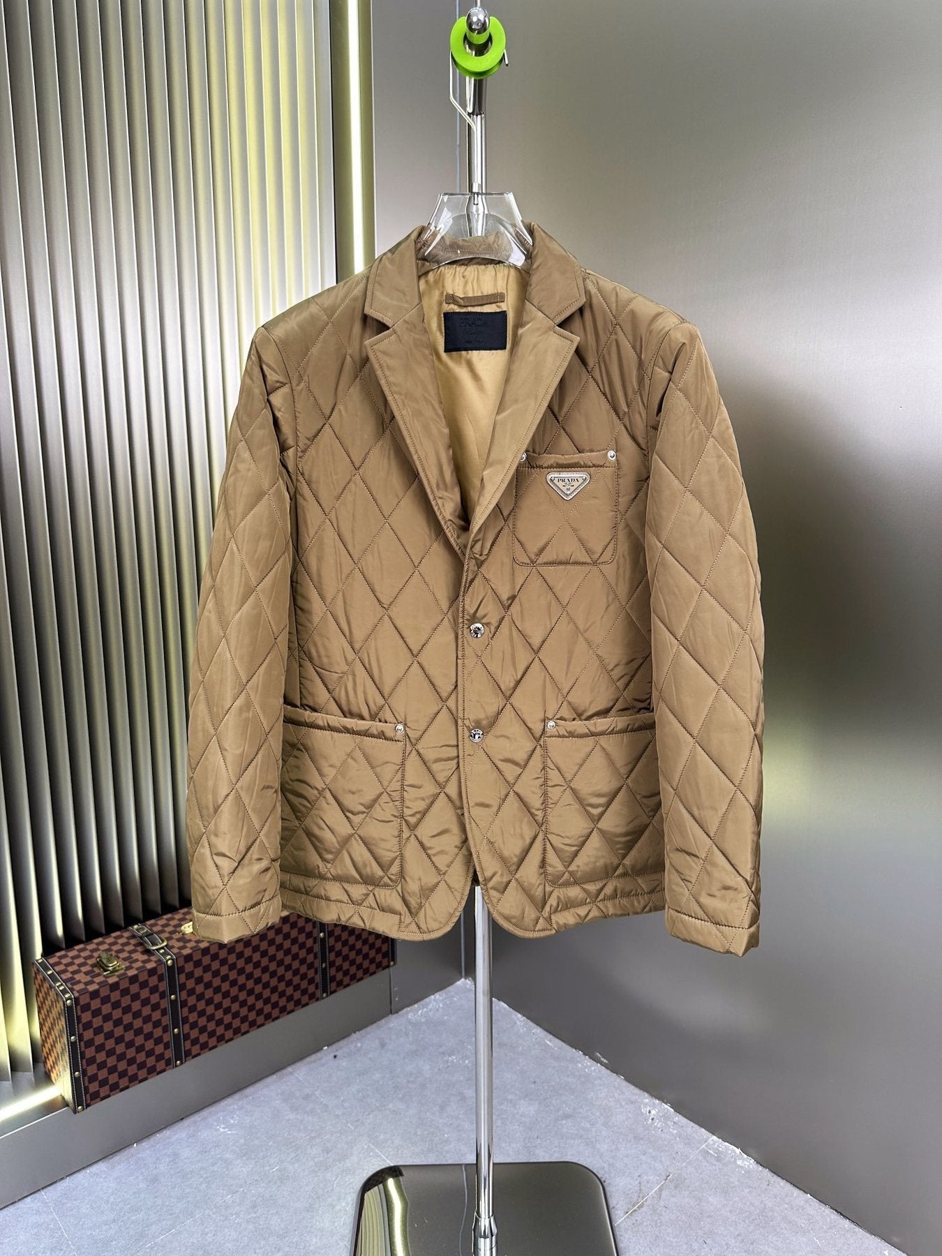 Prada Diamond-Quilted Padded Jacket — front