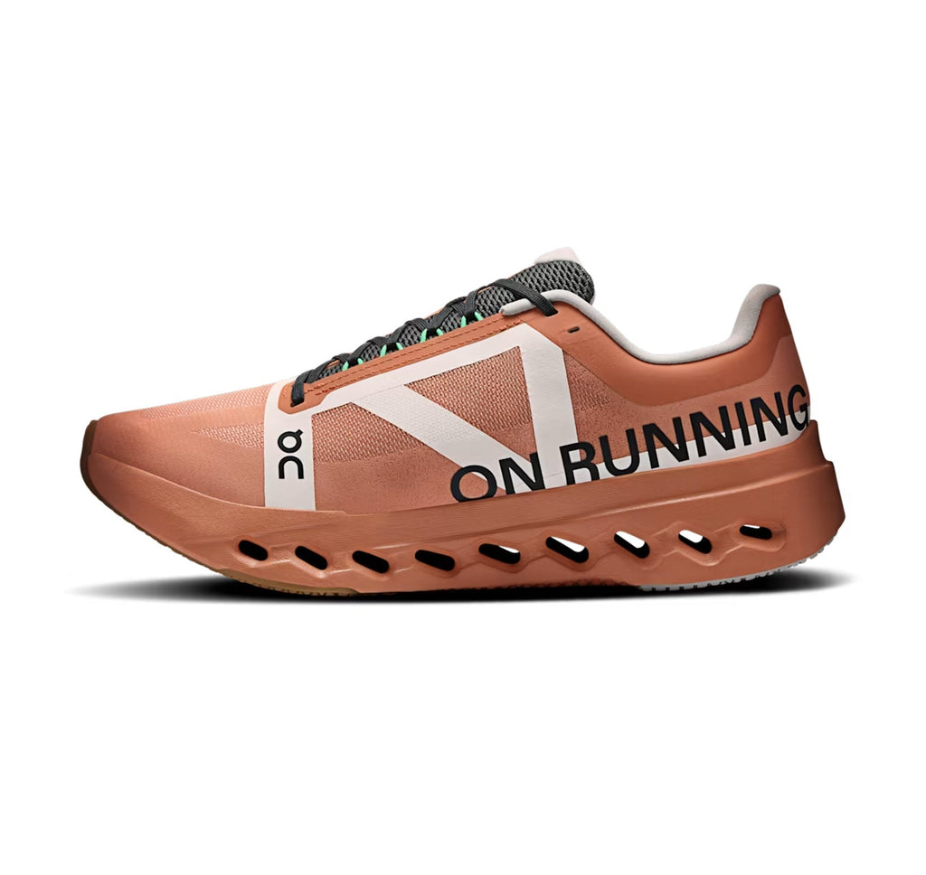 On Women's Cloudsurfer Next Z5 Canyon/White Running Shoes