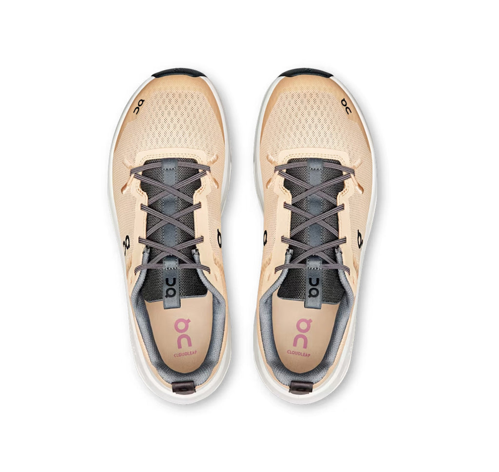 On Big Kids' Cloudleap Blonde/Ivory Athletic Shoes