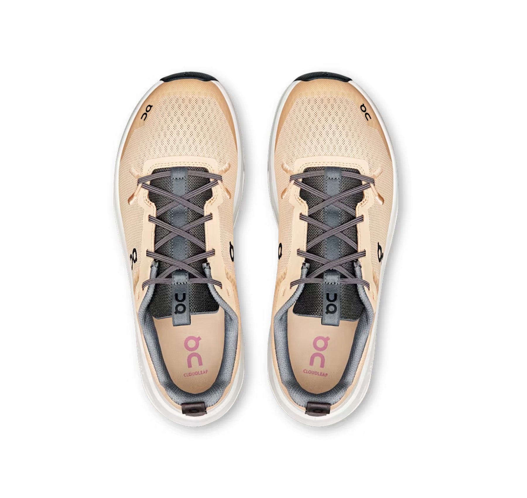 On Big Kids' Cloudleap Blonde/Ivory Athletic Shoes