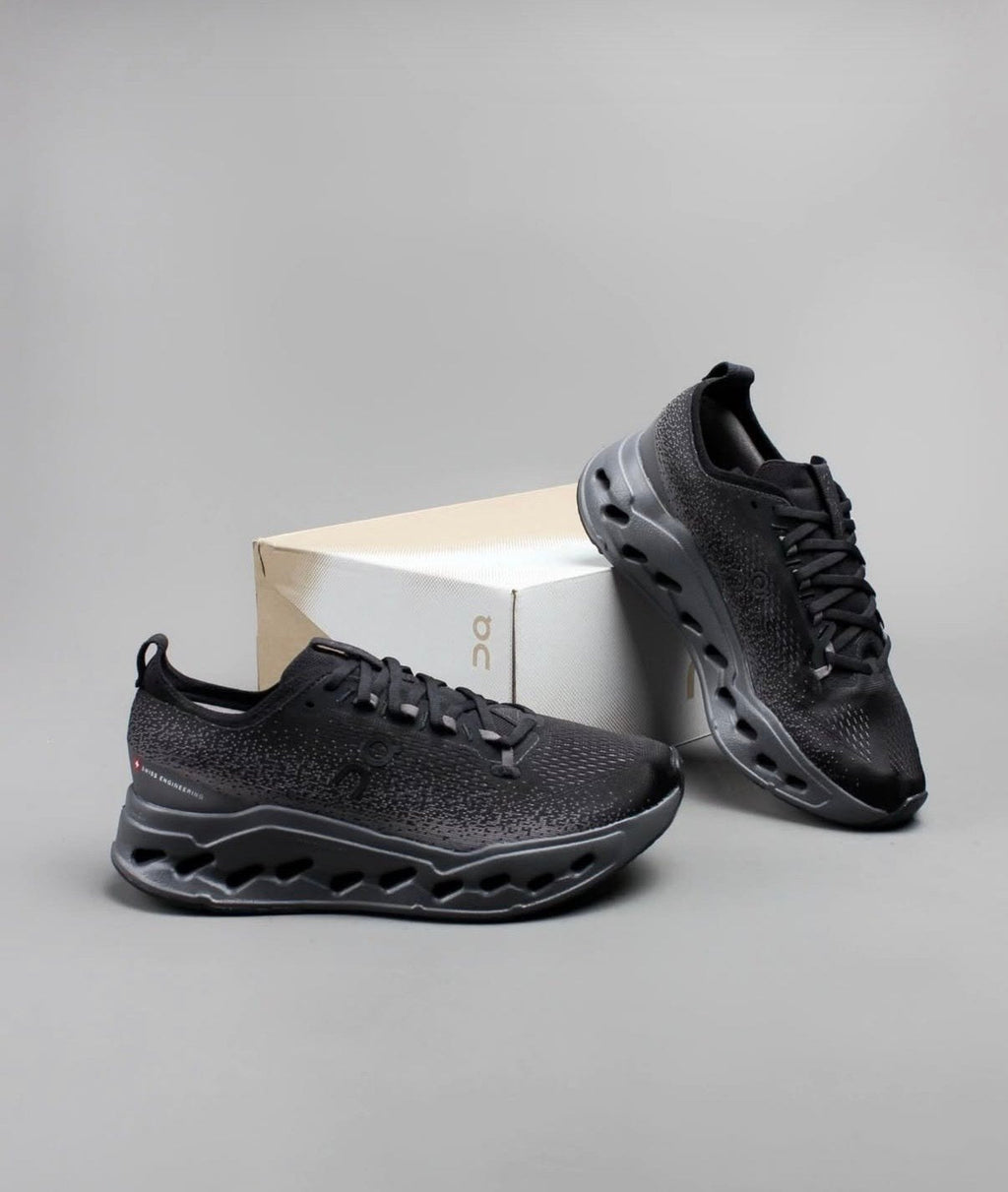 On Cloudsurfer Max Black Eclipse Running Shoes