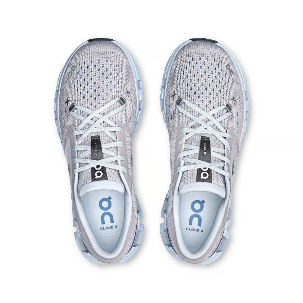 On Cloud X 4 Silver Chambray Training Shoes
