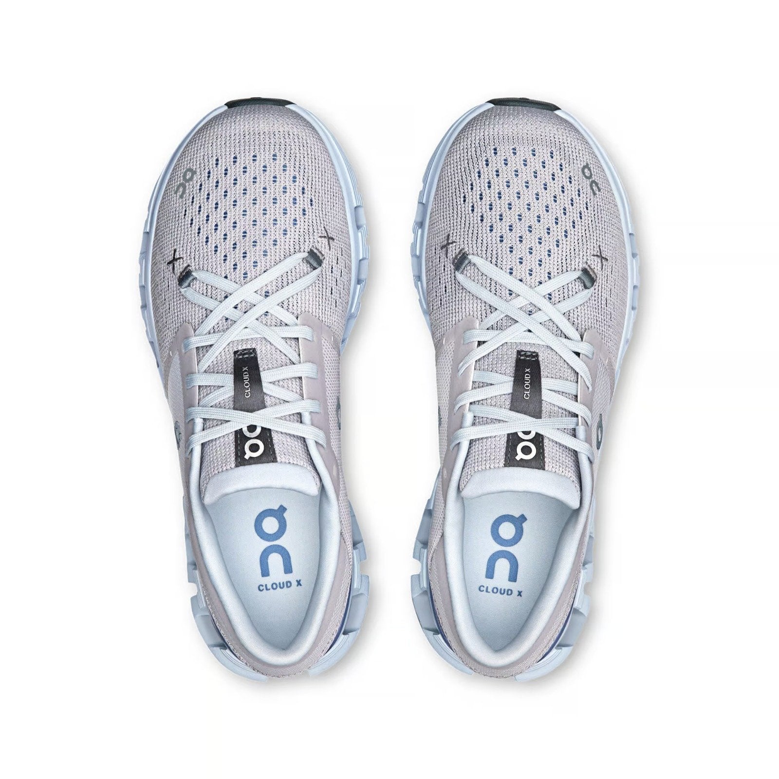 On Cloud X 4 Silver Chambray Training Shoes
