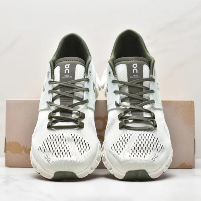 On Cloud X Green White Training Shoes