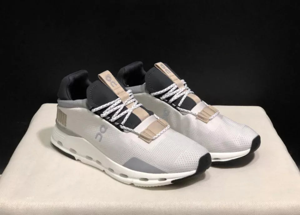 On Cloudnova Grey Lifestyle Sneakers