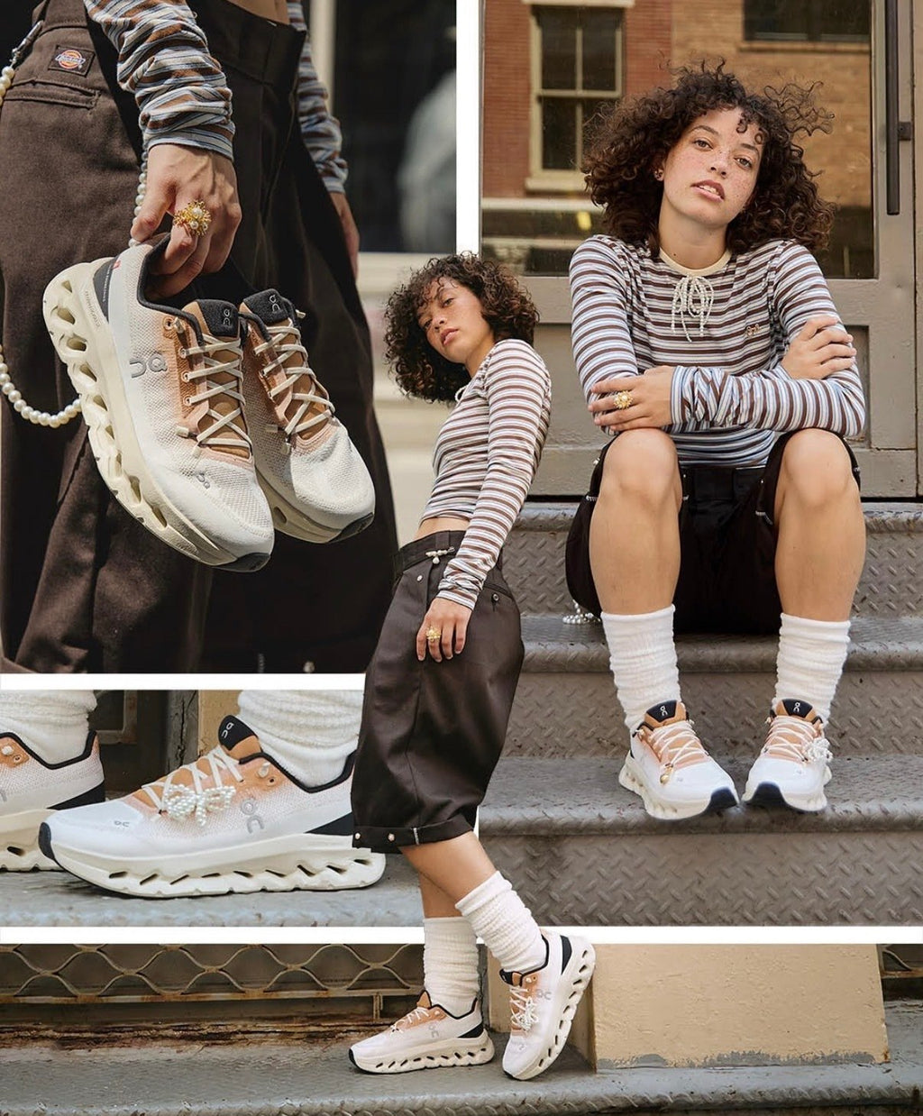 On Cloudtilt Ivory Almond Lifestyle Sneakers