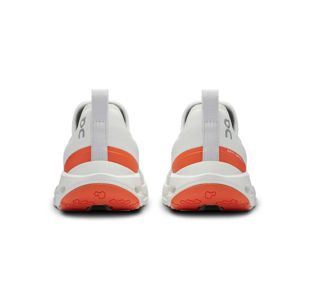 On Little Kids' Cloudleap Ivory/Flame Athletic Shoes