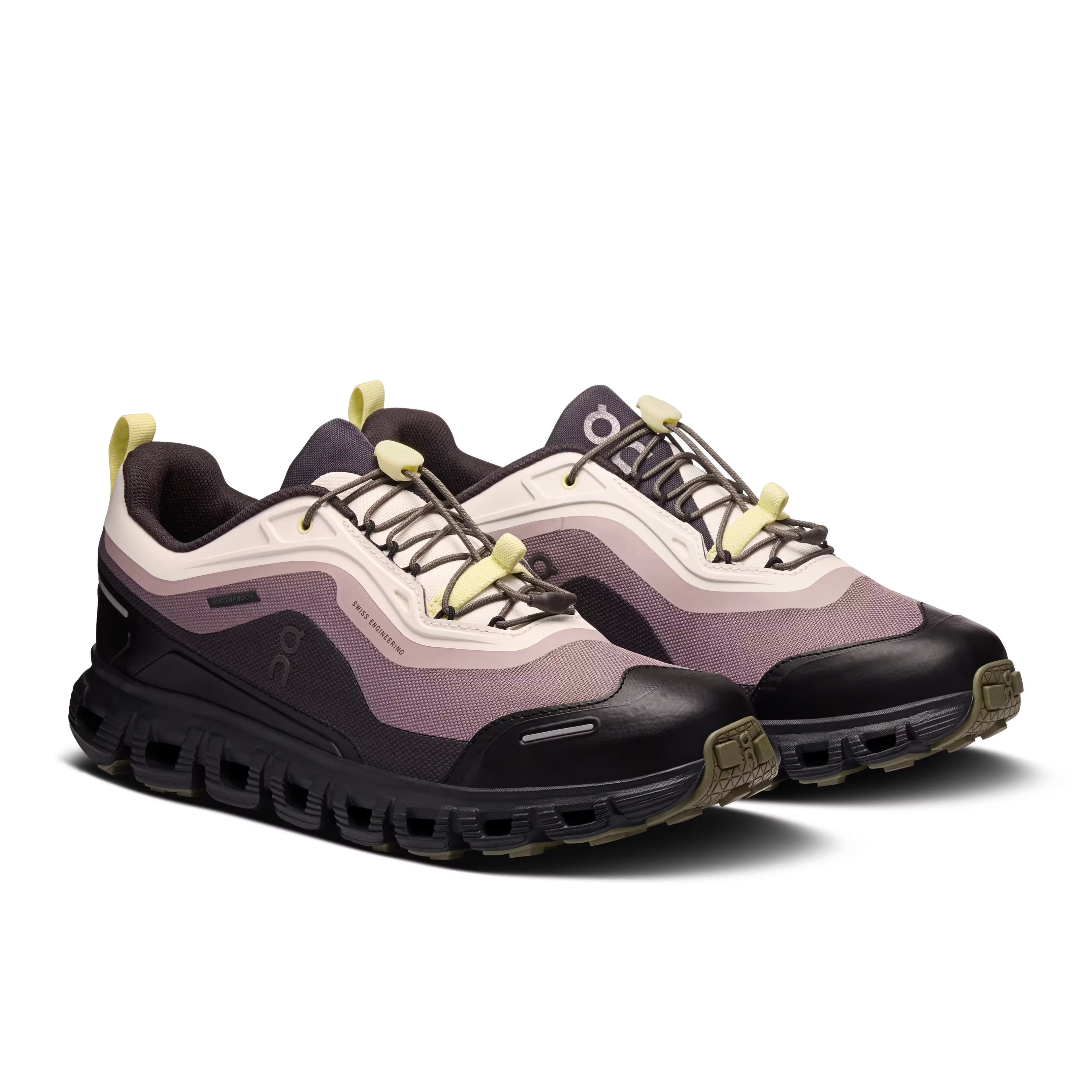 On Women's Cloud 6 Geo Waterproof Dew/Gobi Lifestyle Sneakers