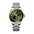 Longines HydroConquest GMT 41mm Watch - Green on Bracelet