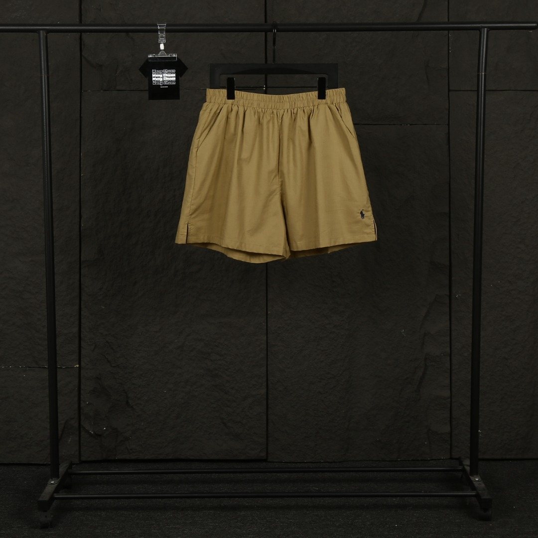 Test2-Ralph Lauren Relaxed Elastic-Waist Shorts — front