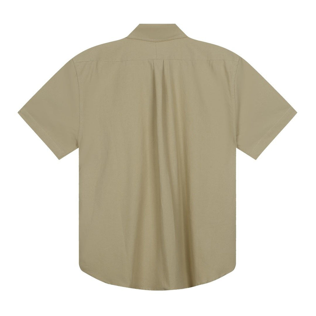 Test2-Ralph Lauren Oxford Short-Sleeve Button-Front Shirt — back