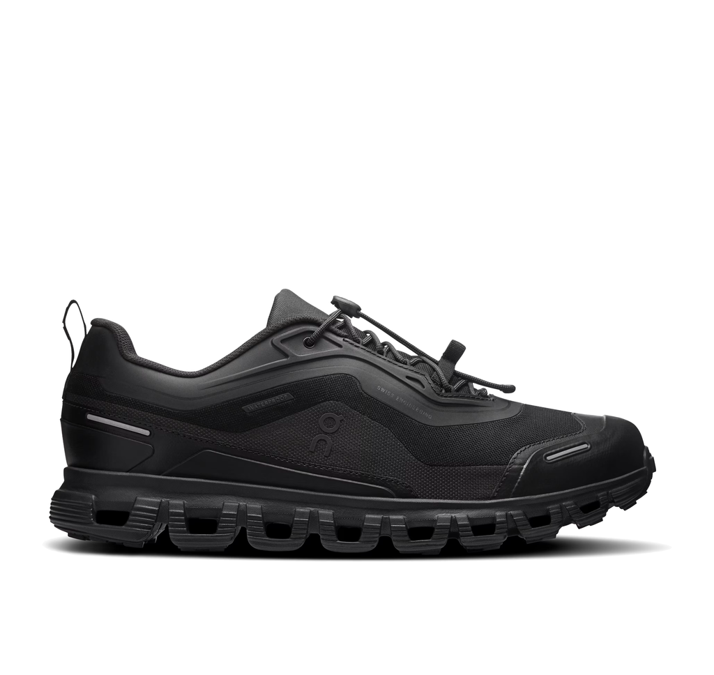 On Men's Cloud 6 Geo Waterproof Black/Black Lifestyle Sneakers