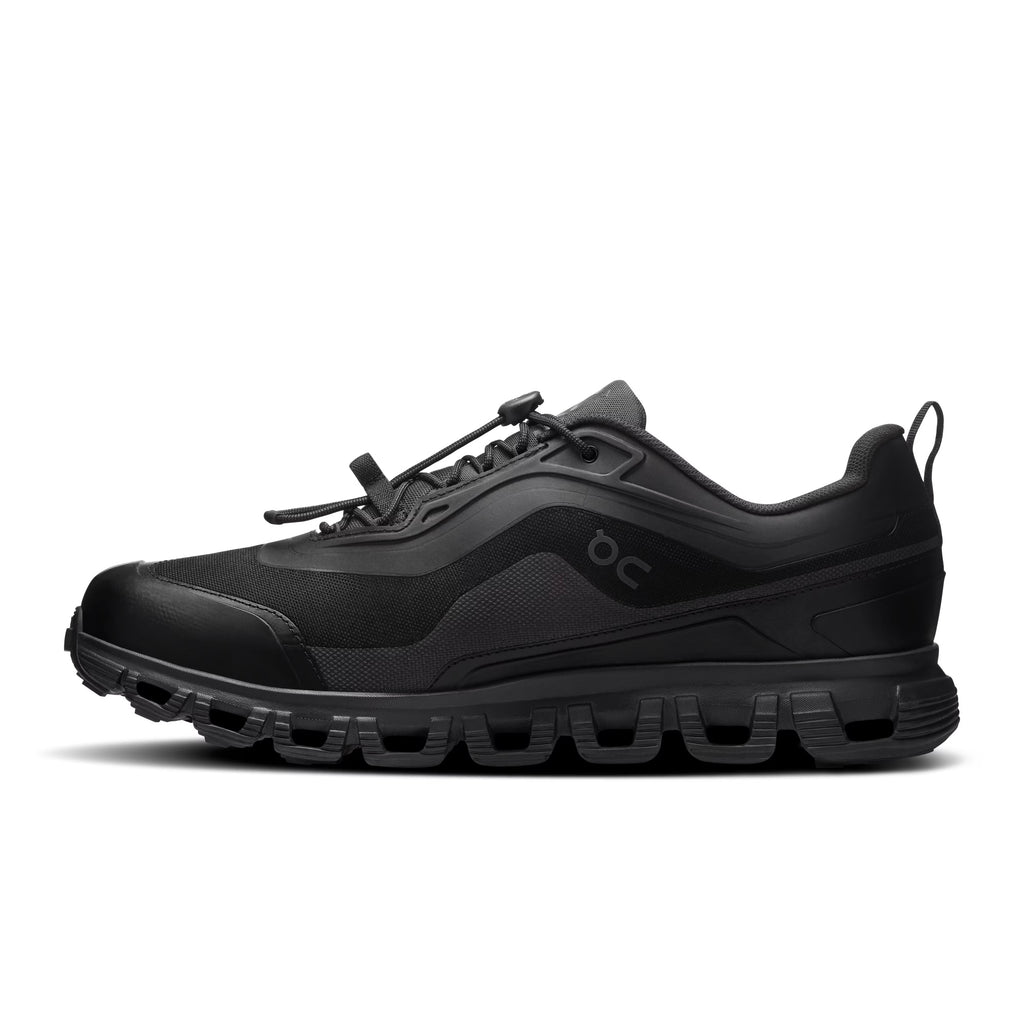 On Men's Cloud 6 Geo Waterproof Black/Black Lifestyle Sneakers