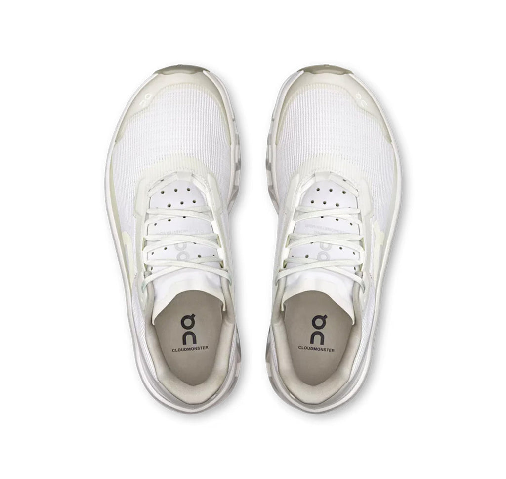 On Women's Cloudmonster Void White Running Shoes