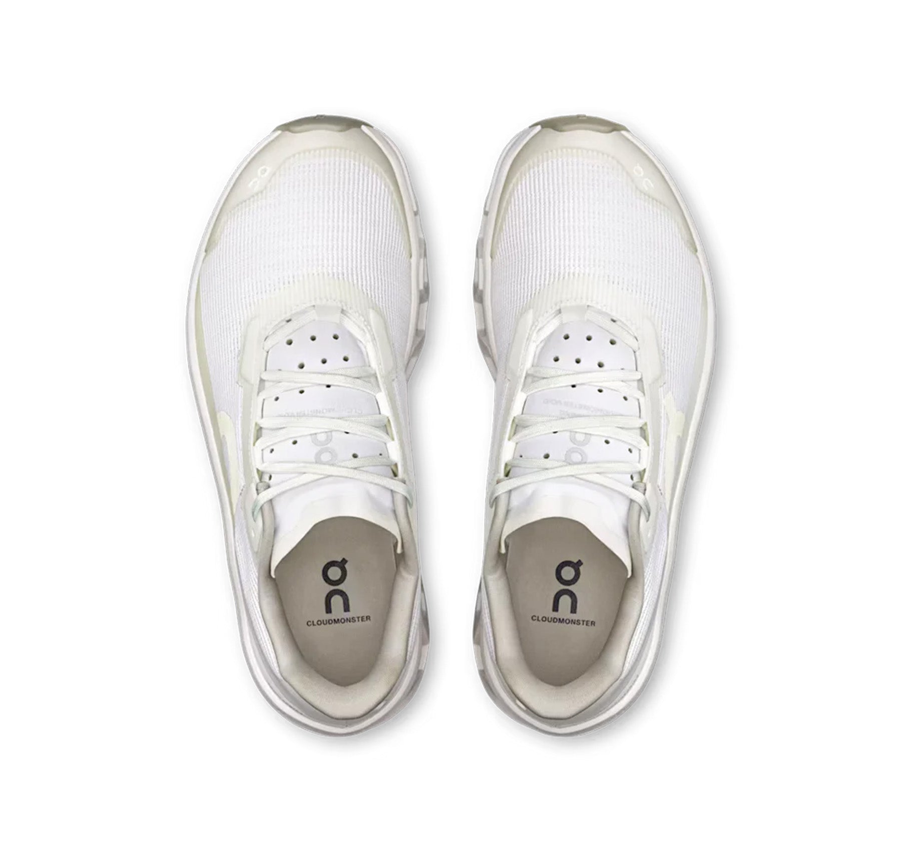 On Women's Cloudmonster Void White Running Shoes